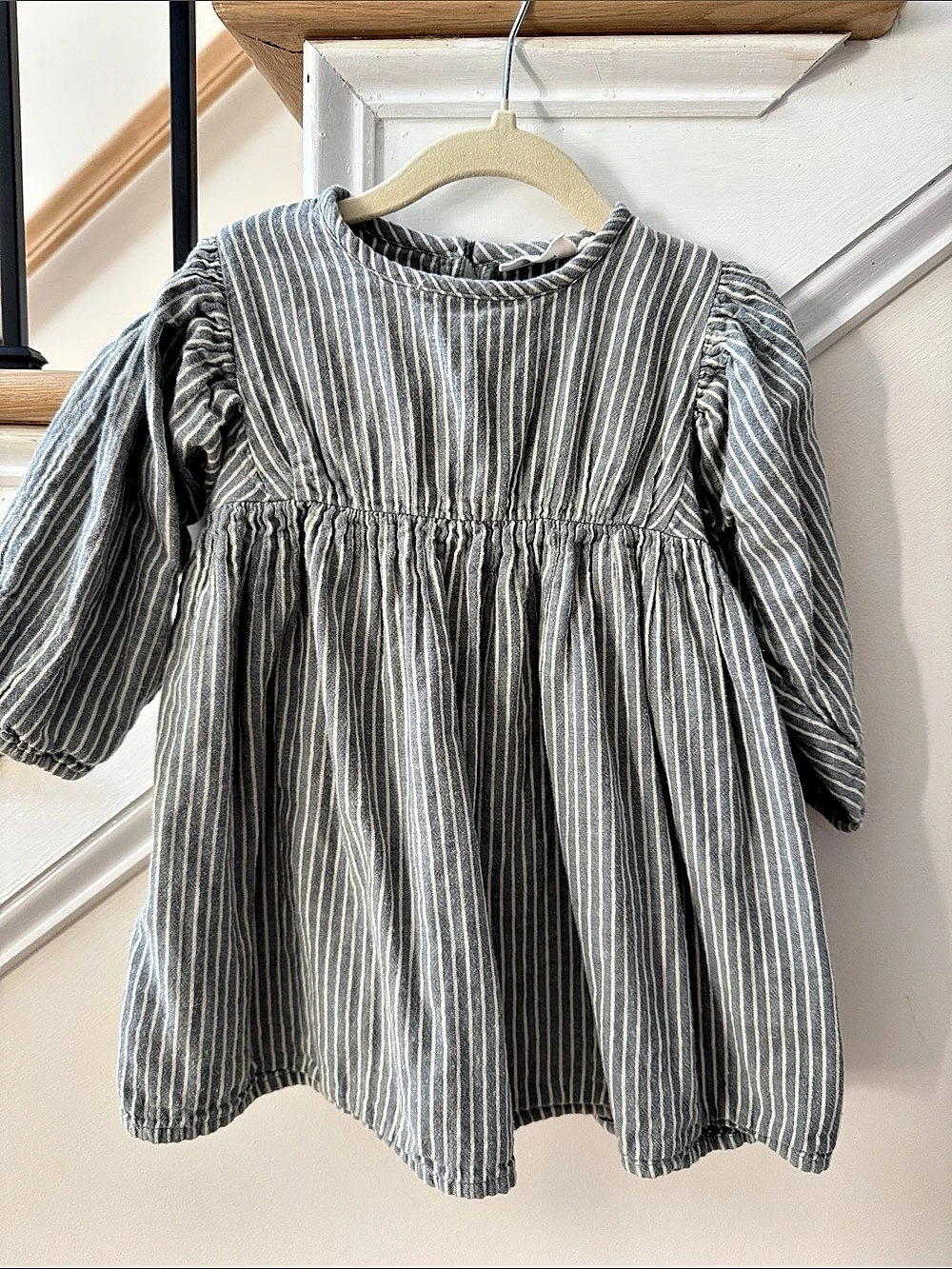 City Mouse Girls Striped Casual Dress